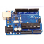 HR0300 UNO R3, with USB Cable, without Arduino Logo